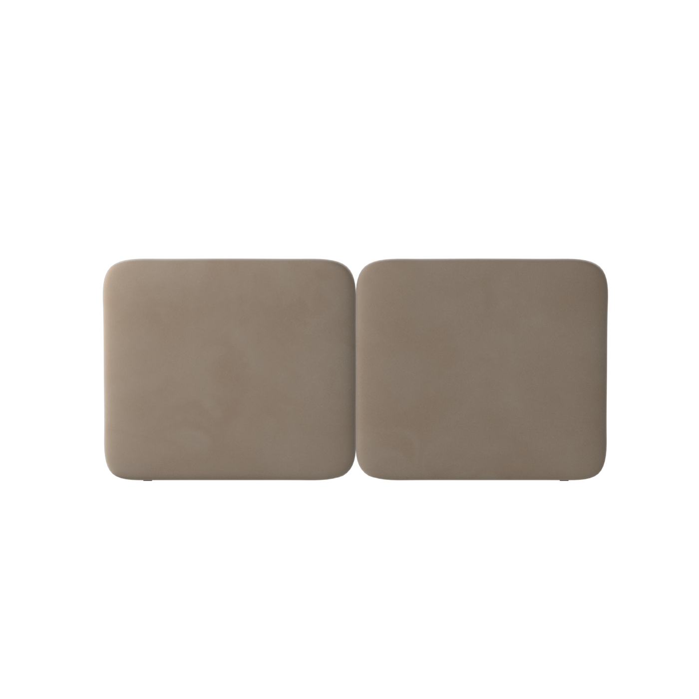 Chloe Upholstered Double Bed in Soft Woven Fabric