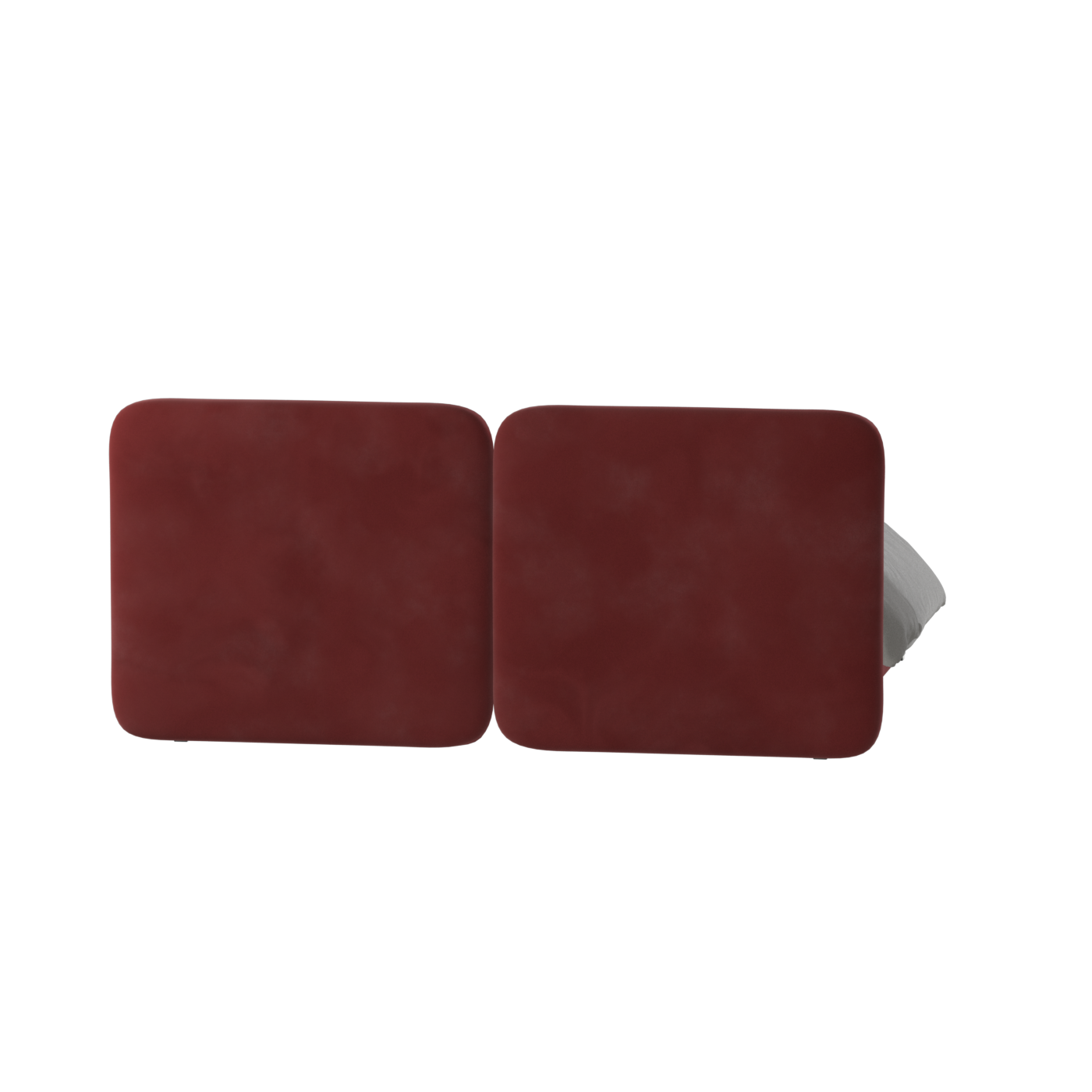 Chloe Upholstered Double Bed in Soft Woven Fabric