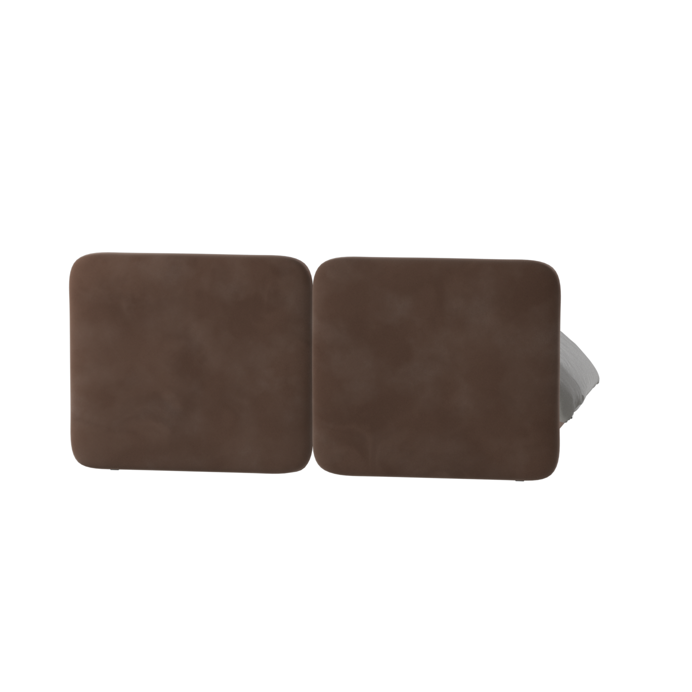 Chloe Upholstered Double Bed in Soft Woven Fabric