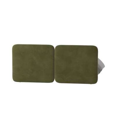 Chloe Upholstered Double Bed in Soft Woven Fabric