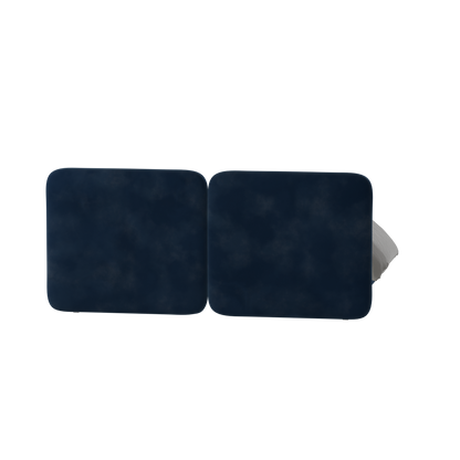 Chloe Upholstered Double Bed in Soft Woven Fabric