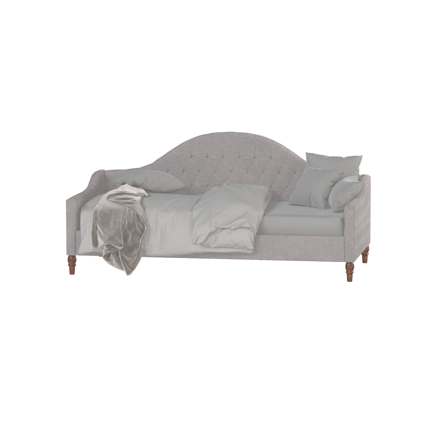 Elise Daybed with Elegant Curves and Versatile Comfort