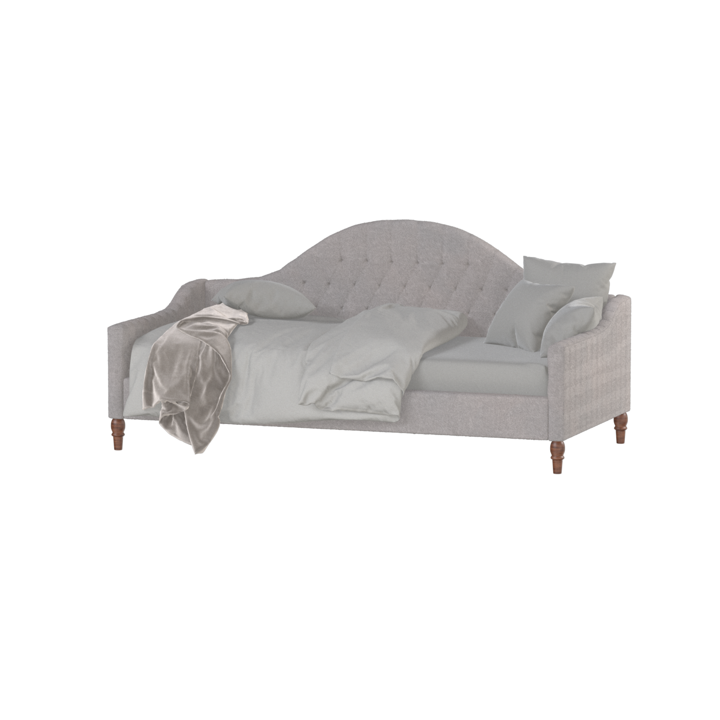Elise Daybed with Elegant Curves and Versatile Comfort