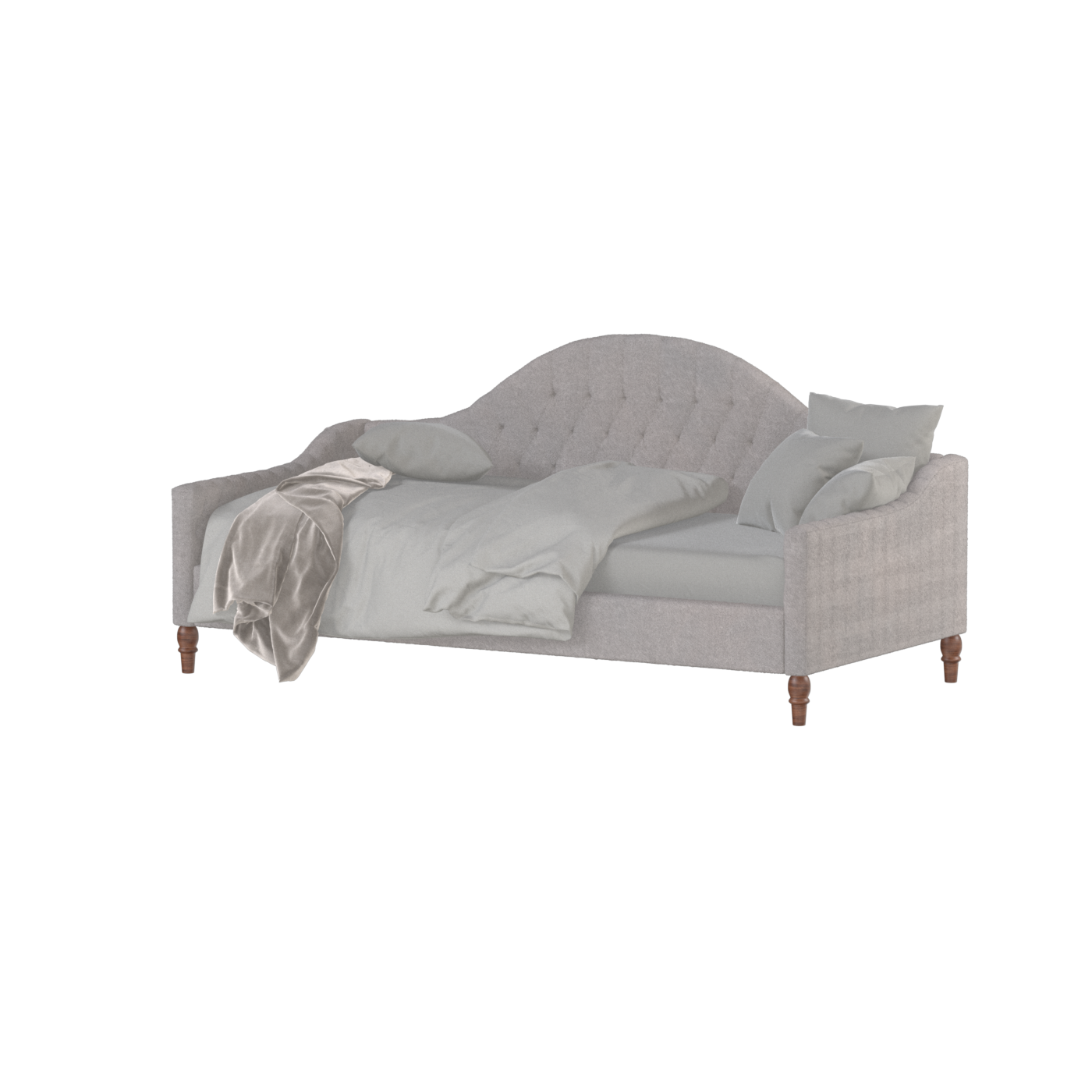 Elise Daybed with Elegant Curves and Versatile Comfort