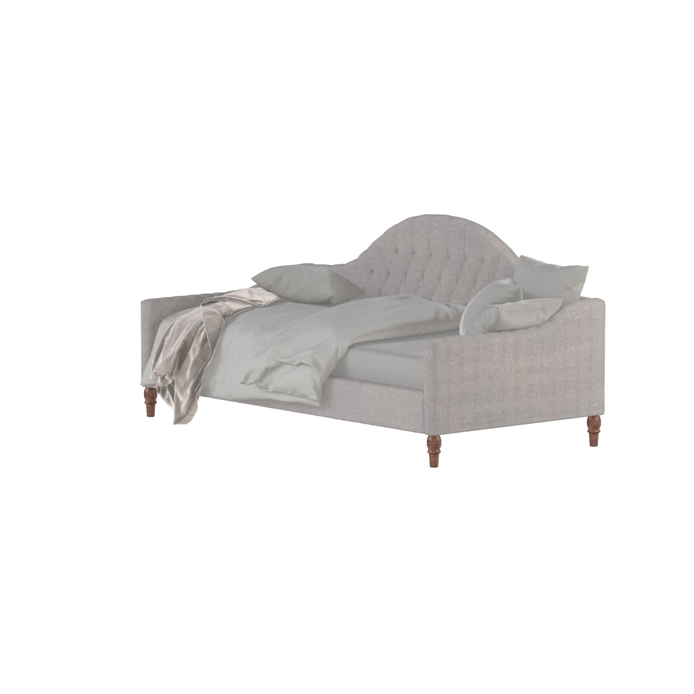 Elise Daybed with Elegant Curves and Versatile Comfort