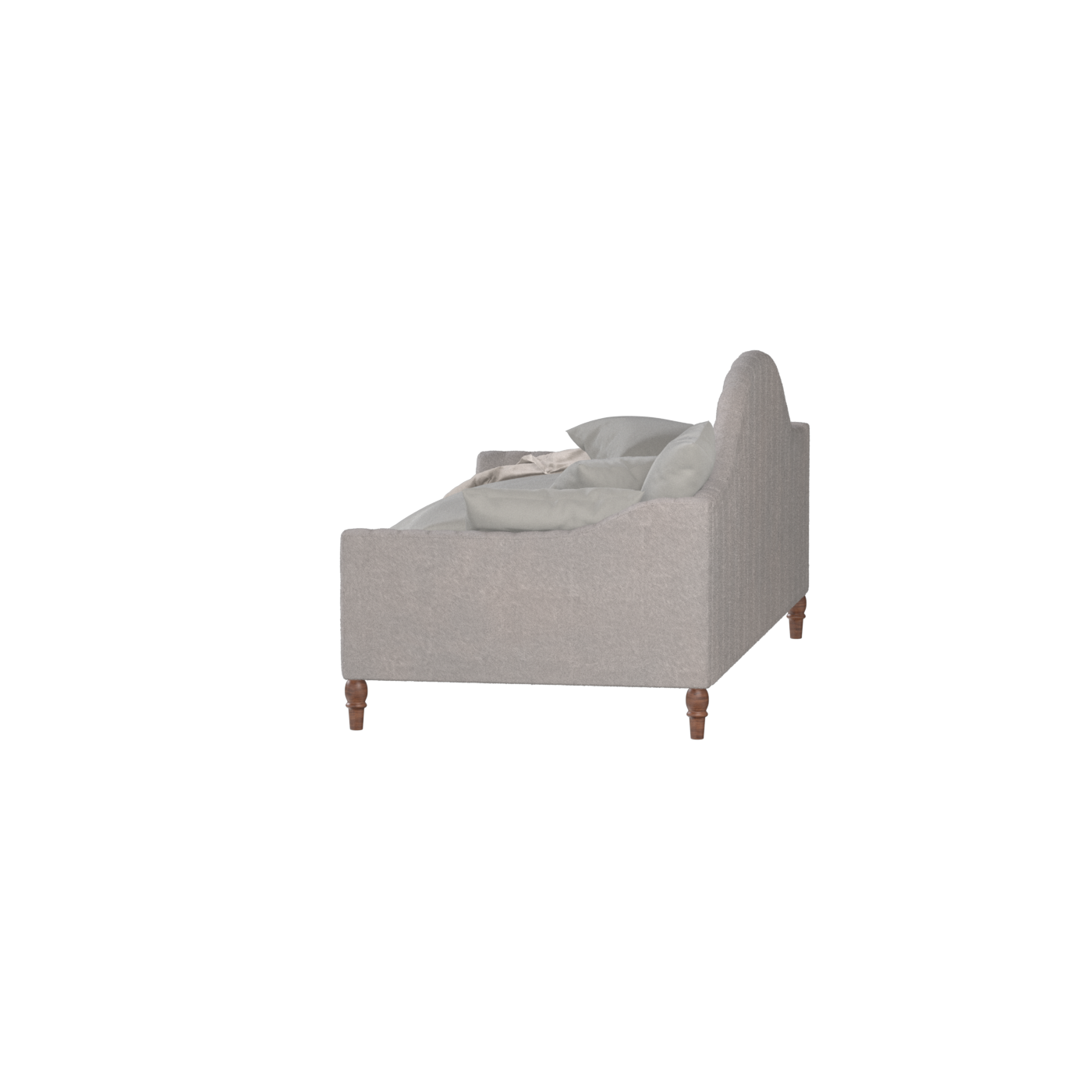 Elise Daybed with Elegant Curves and Versatile Comfort