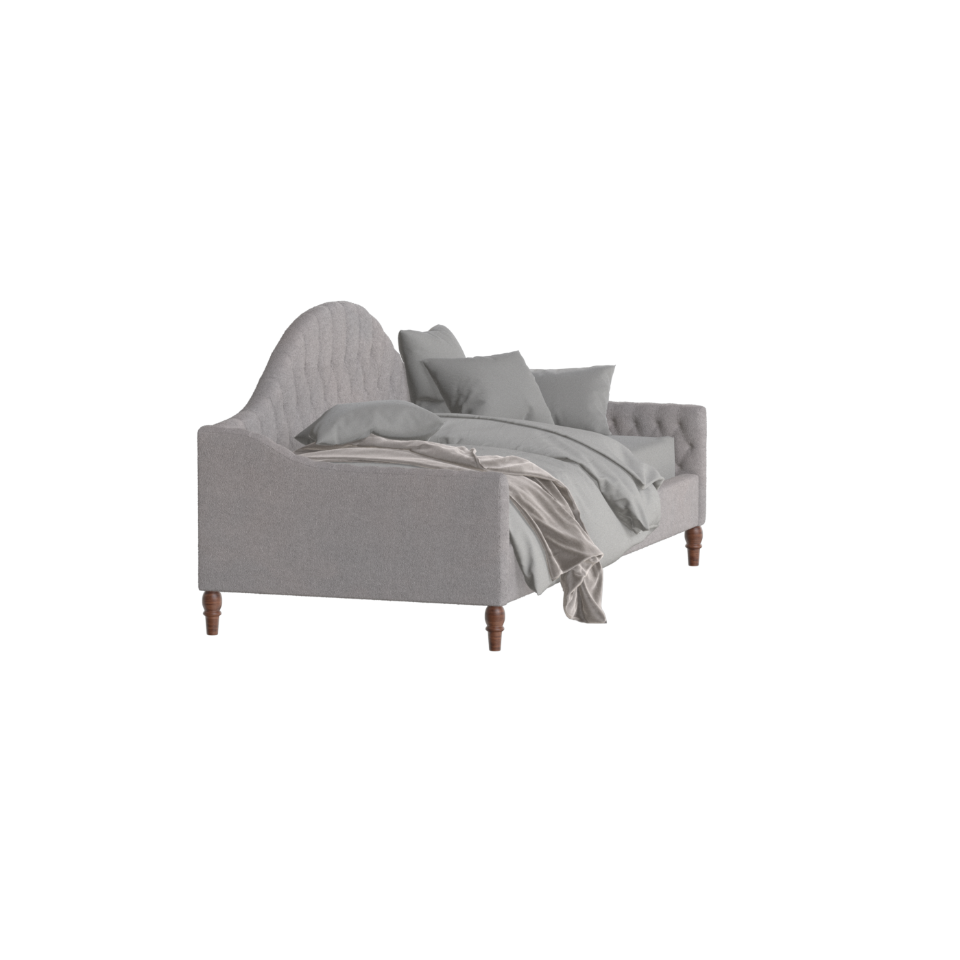 Elise Daybed with Elegant Curves and Versatile Comfort