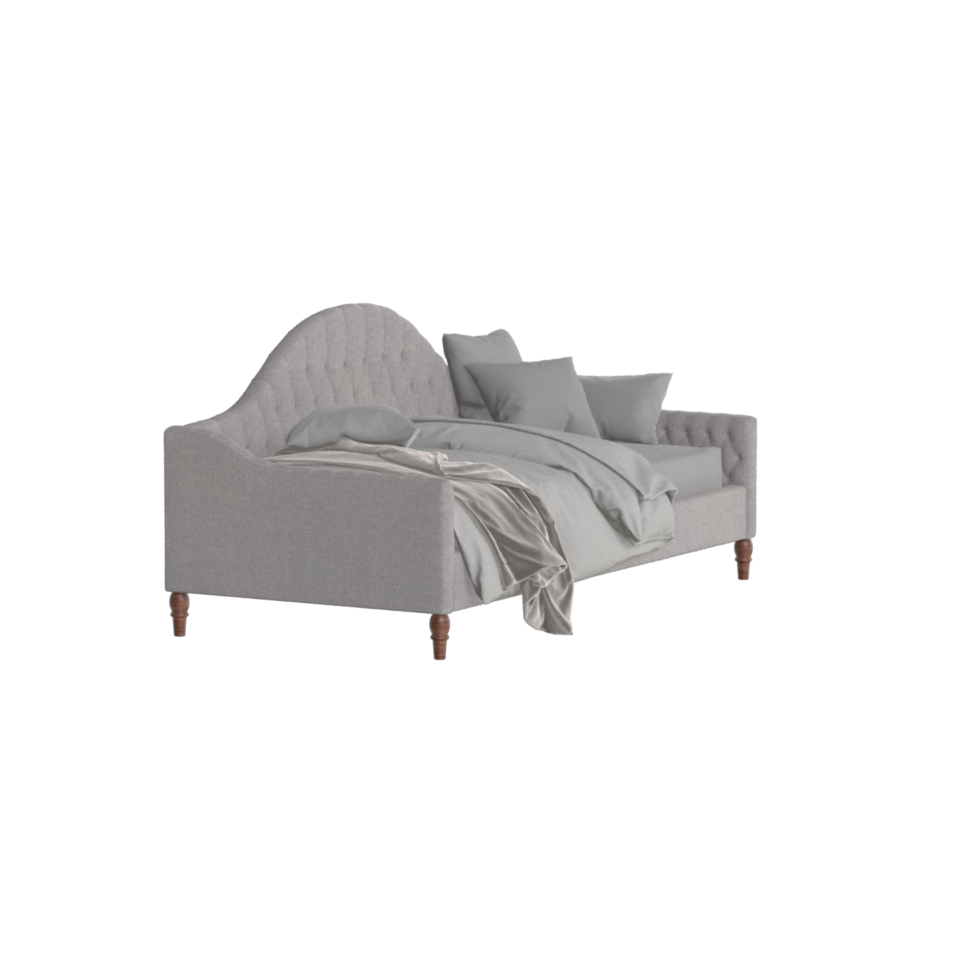 Elise Daybed with Elegant Curves and Versatile Comfort