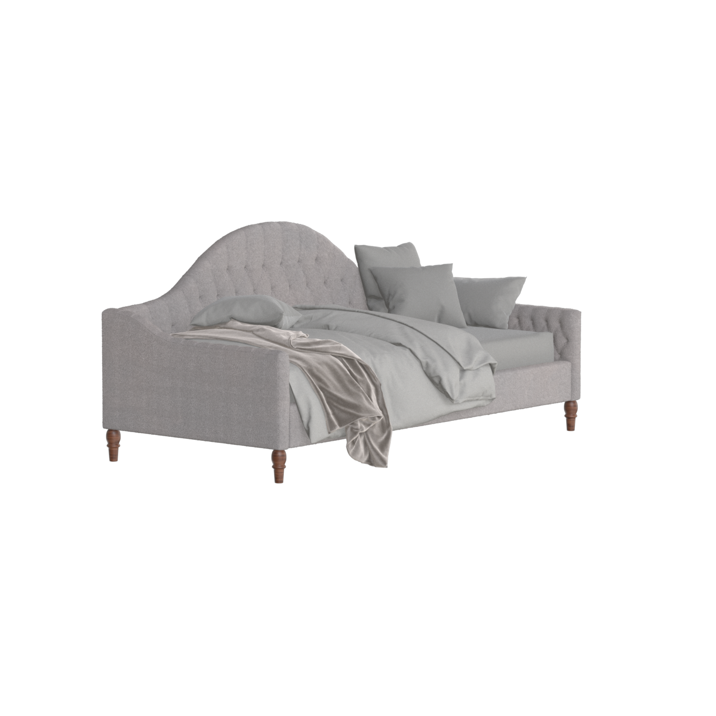 Elise Daybed with Elegant Curves and Versatile Comfort