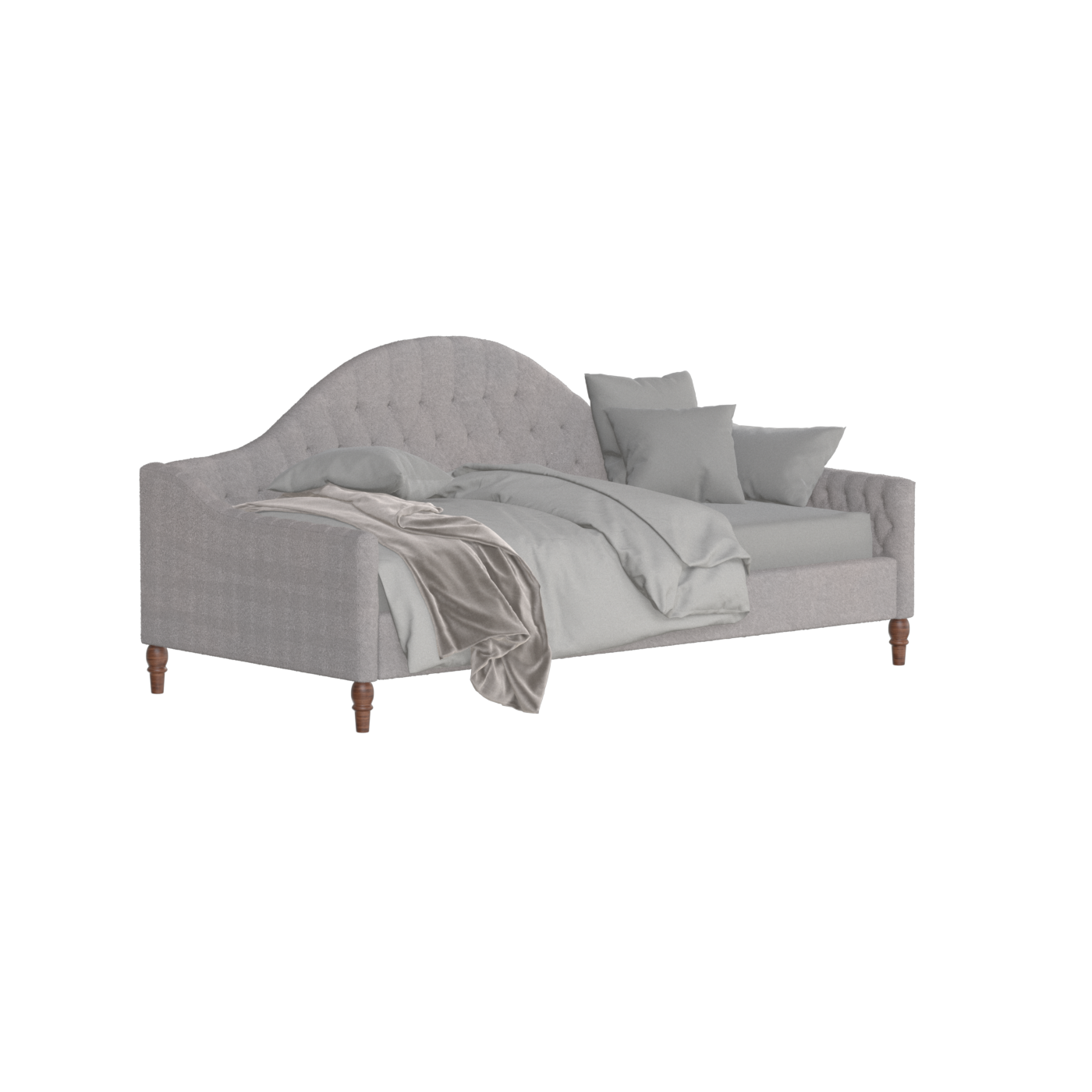 Elise Daybed with Elegant Curves and Versatile Comfort