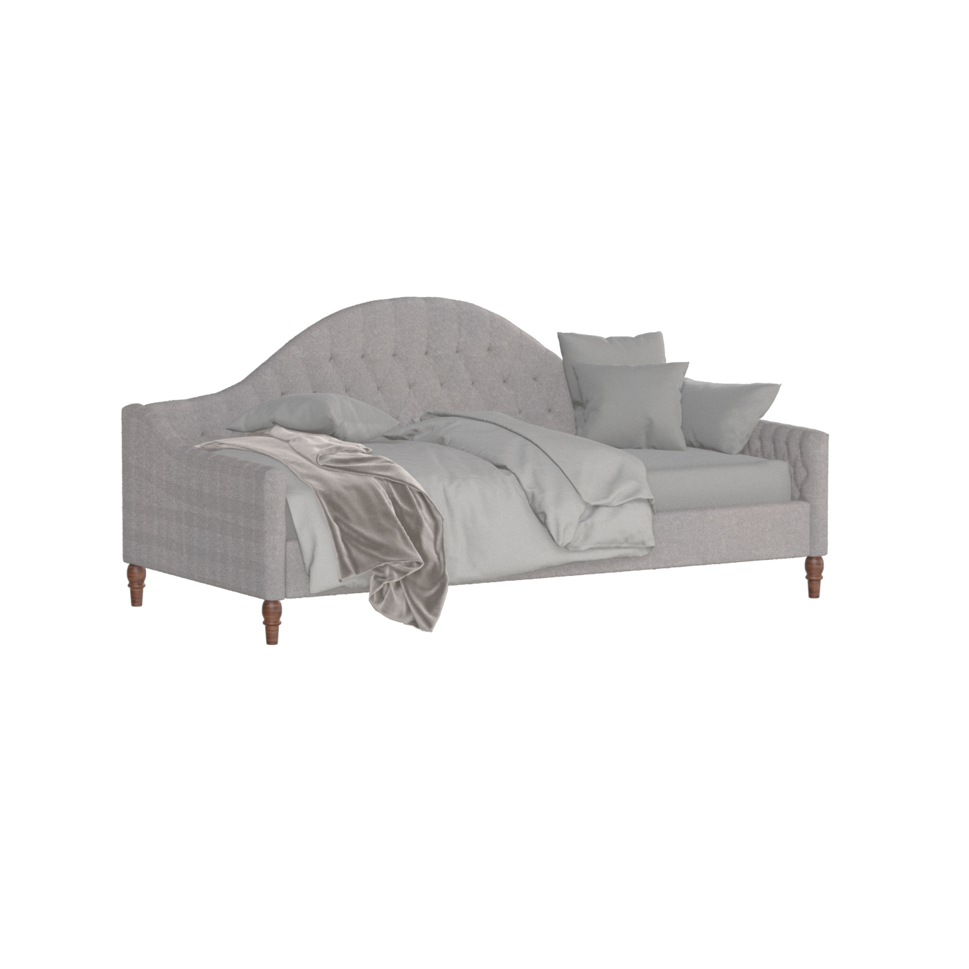 Elise Daybed with Elegant Curves and Versatile Comfort