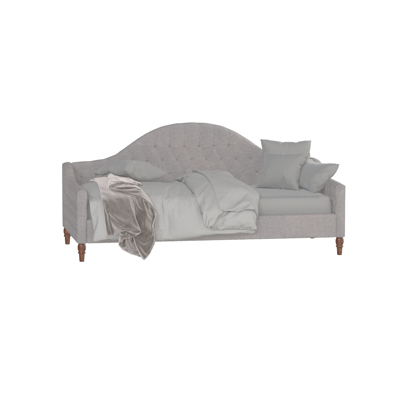 Elise Daybed with Elegant Curves and Versatile Comfort