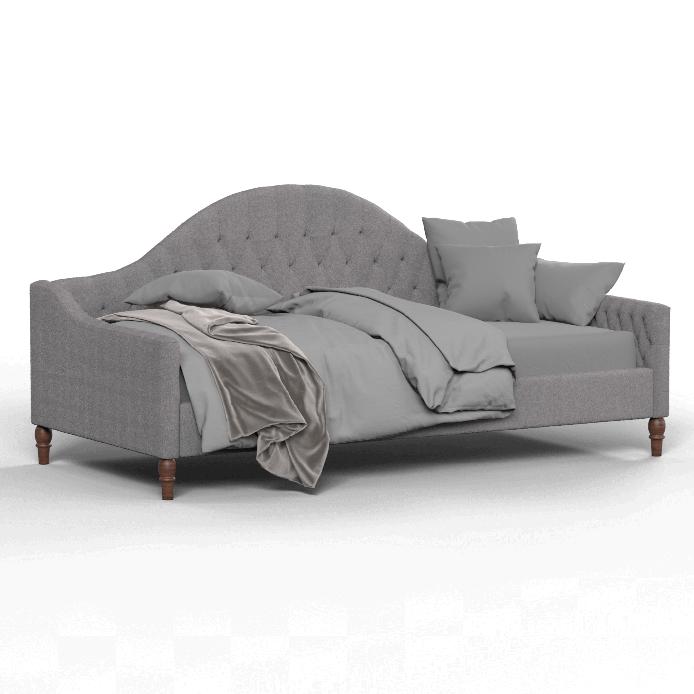 Elise Daybed with Elegant Curves and Versatile Comfort
