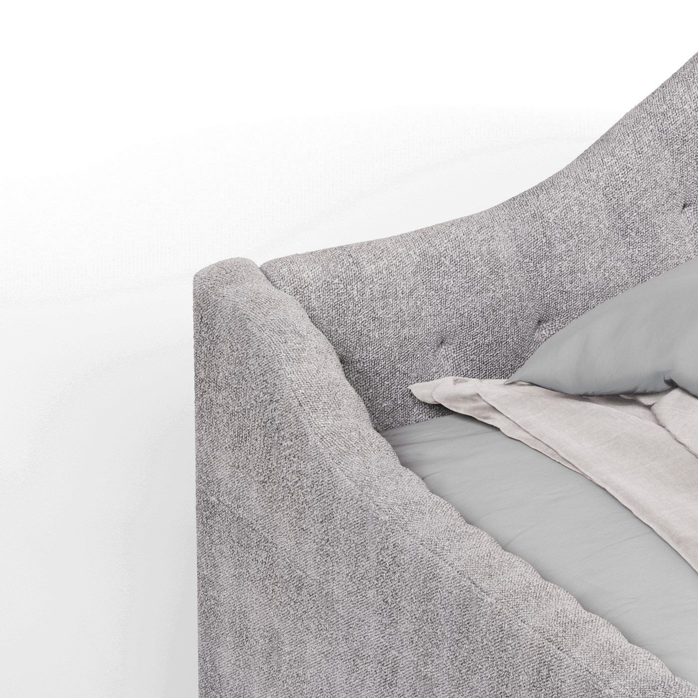 Elise Daybed with Elegant Curves and Versatile Comfort