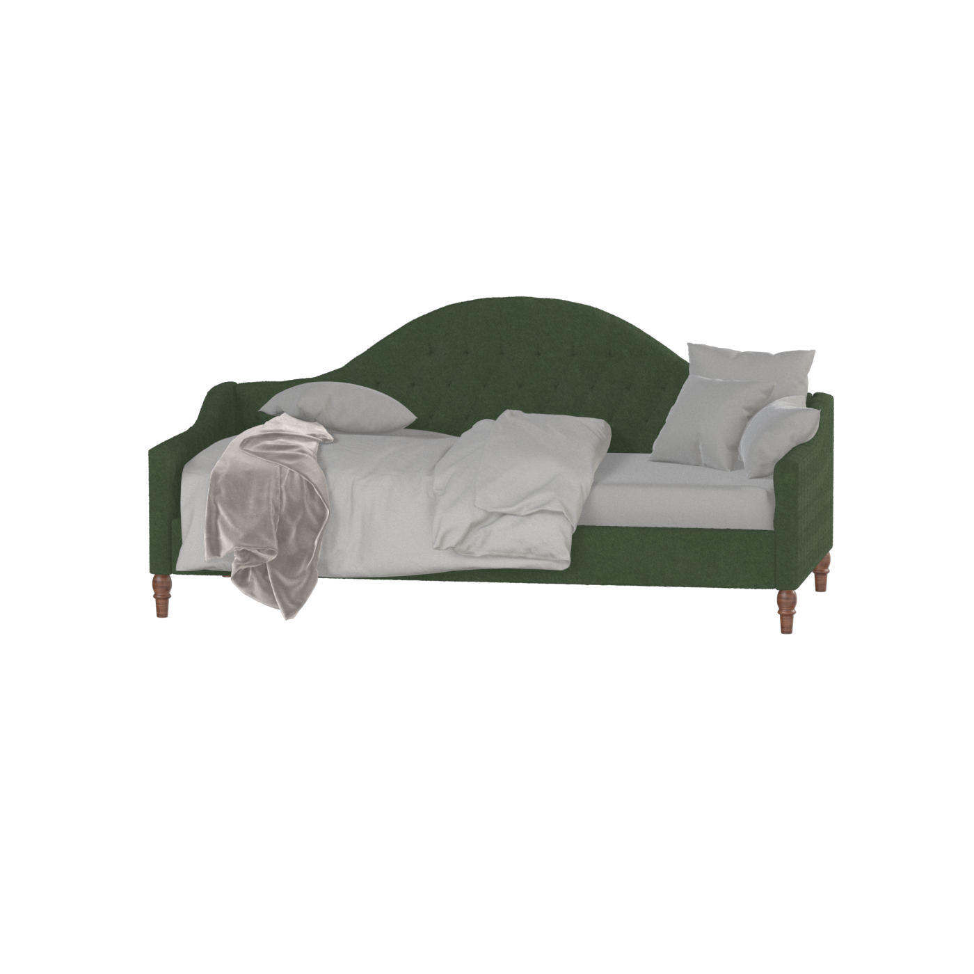Lit de repos Elise aux courbes élégantes et au confort polyvalent
