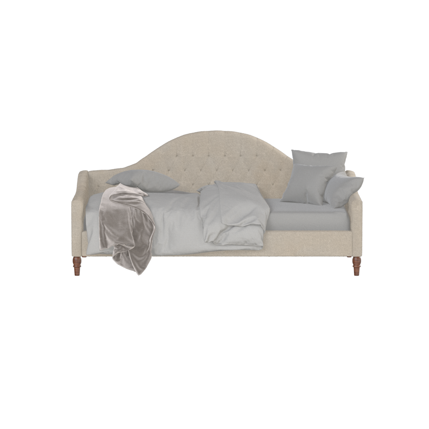 Elise Daybed with Elegant Curves and Versatile Comfort