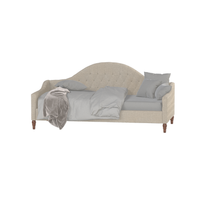 Elise Daybed with Elegant Curves and Versatile Comfort