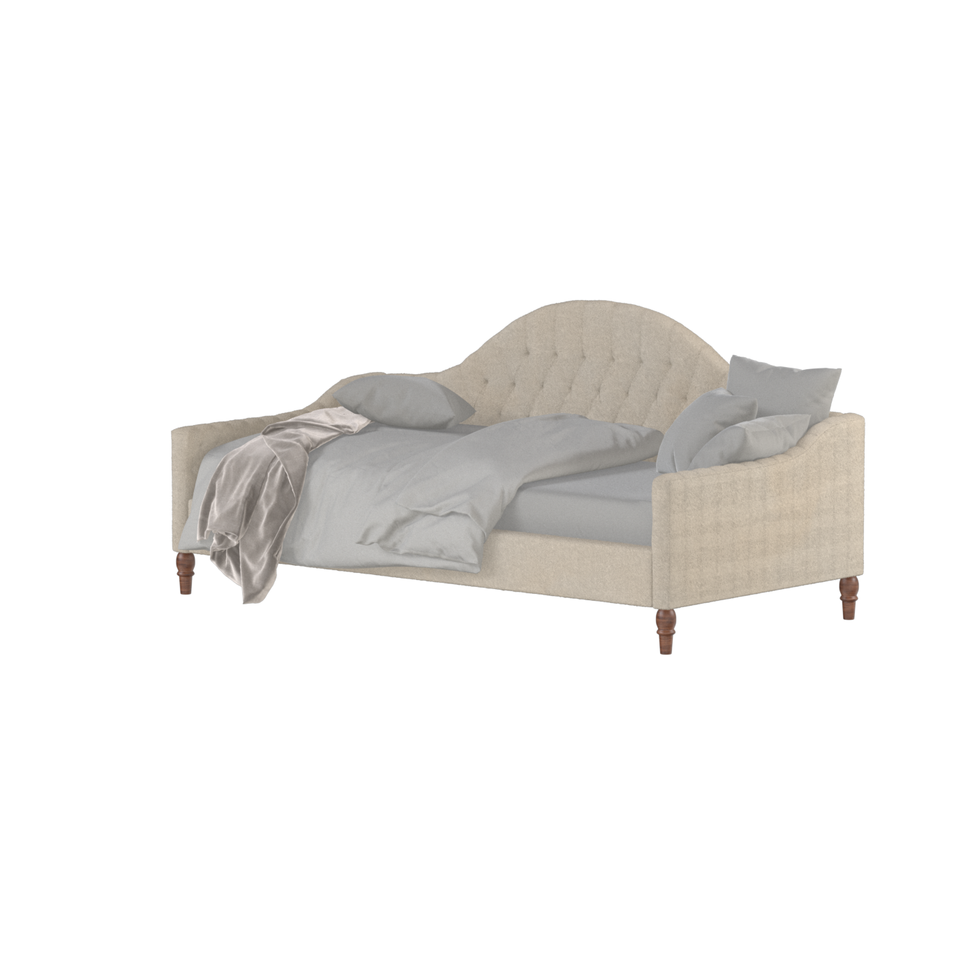 Elise Daybed with Elegant Curves and Versatile Comfort