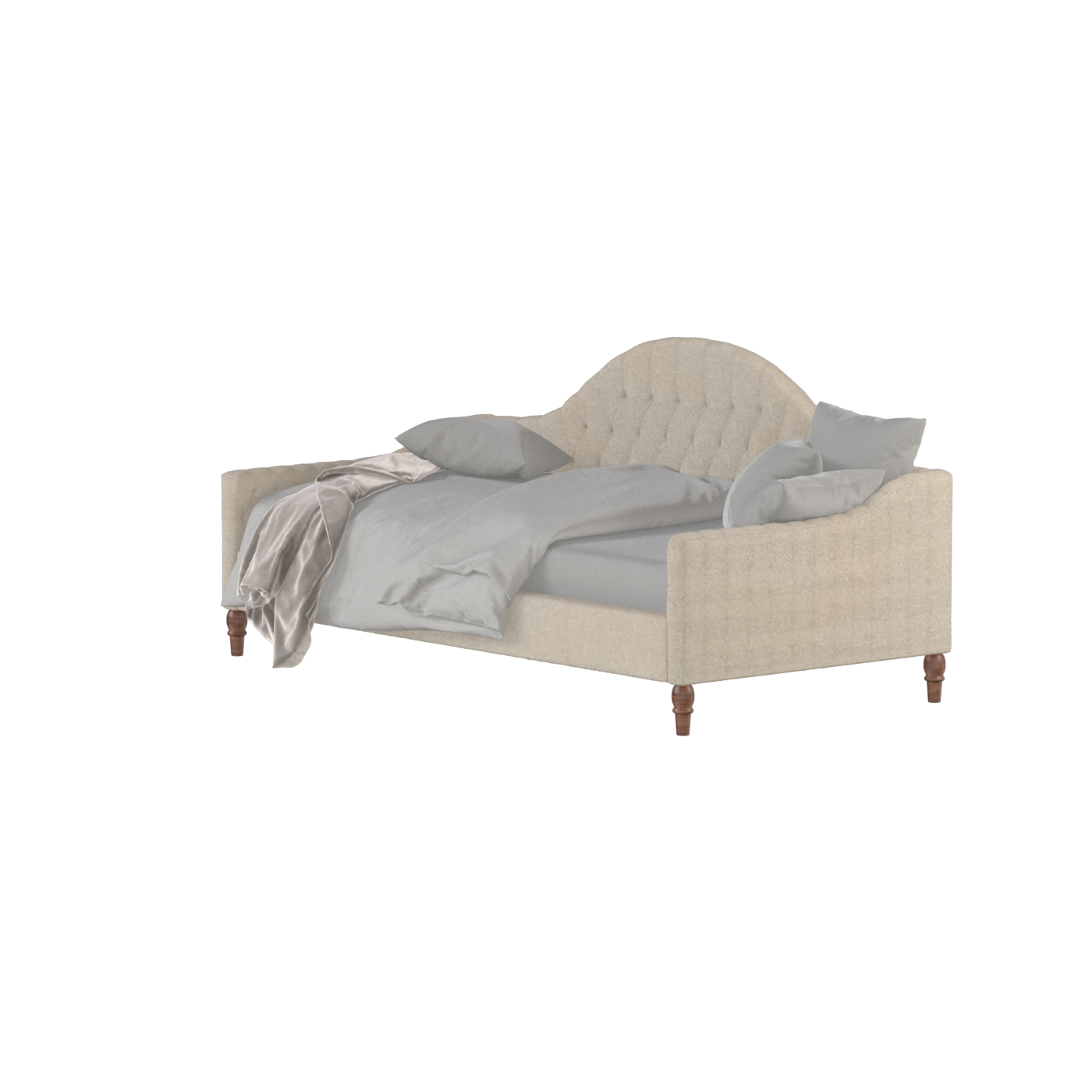 Elise Daybed with Elegant Curves and Versatile Comfort