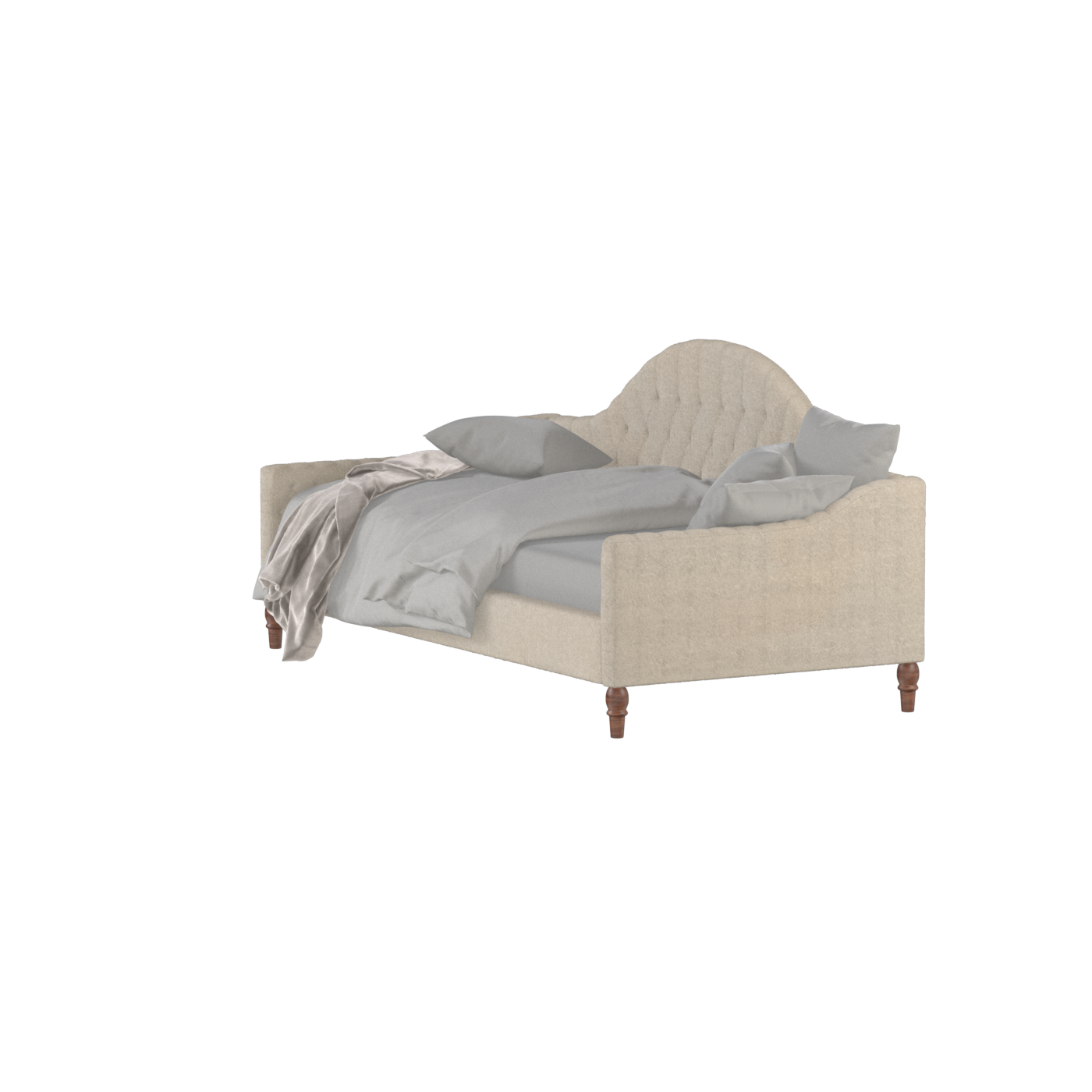 Elise Daybed with Elegant Curves and Versatile Comfort