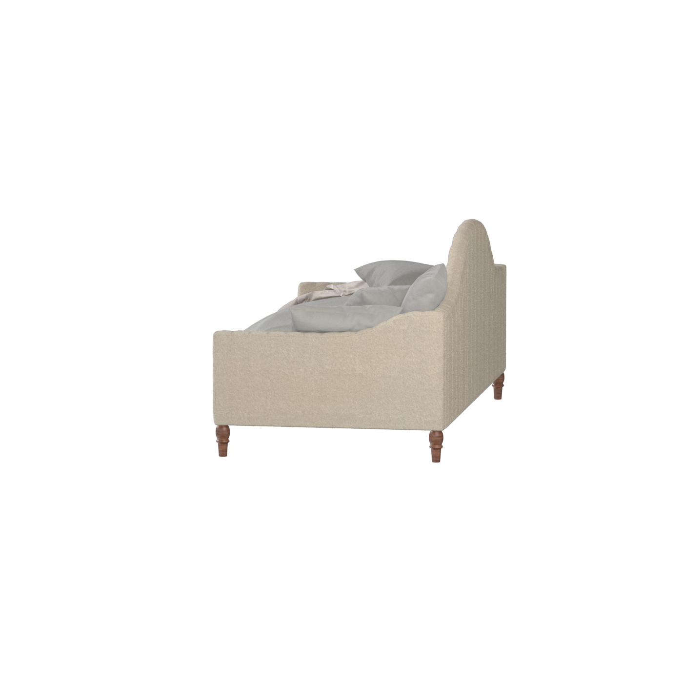 Elise Daybed with Elegant Curves and Versatile Comfort