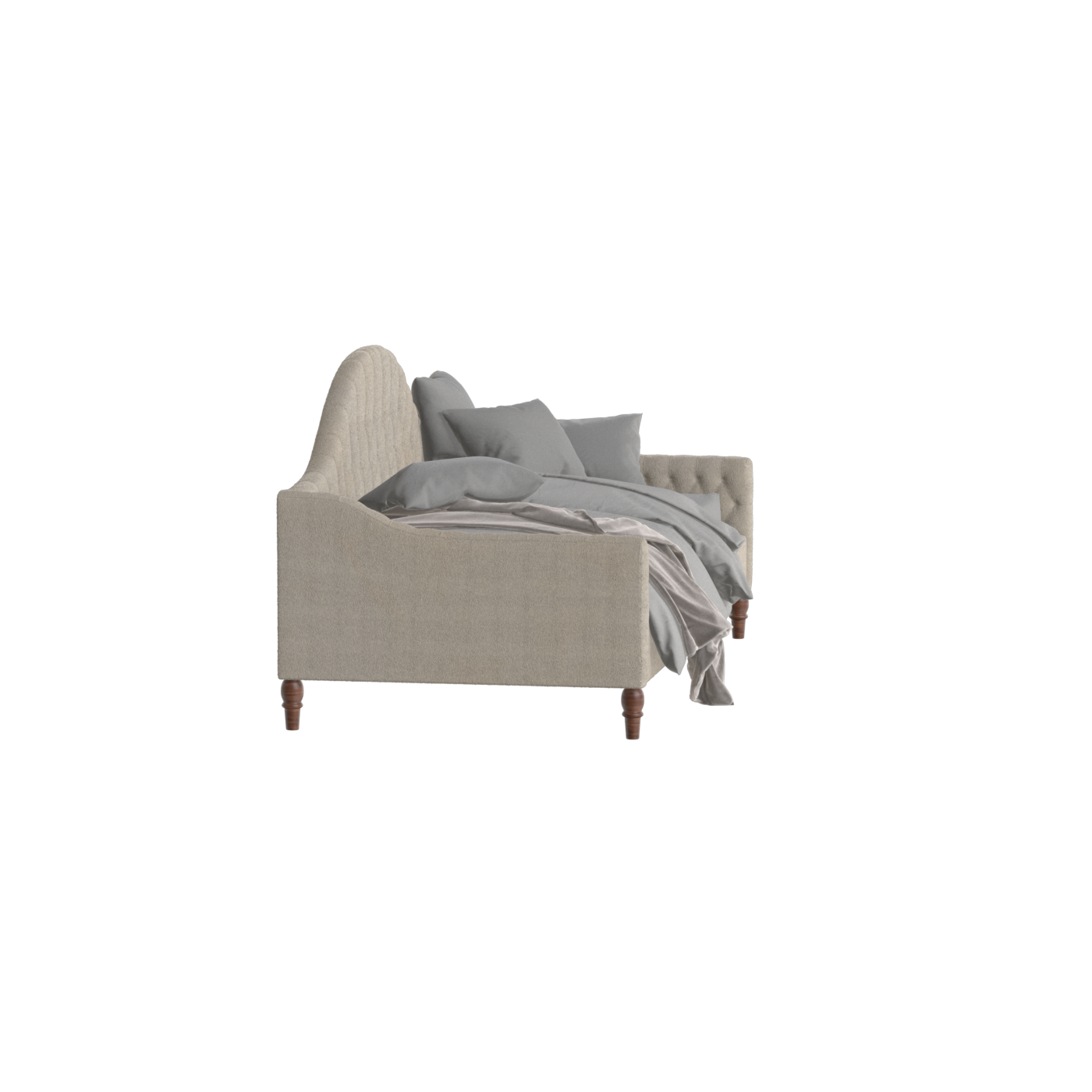 Elise Daybed with Elegant Curves and Versatile Comfort