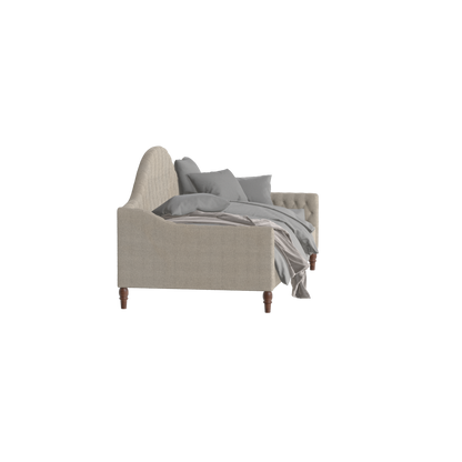 Elise Daybed with Elegant Curves and Versatile Comfort