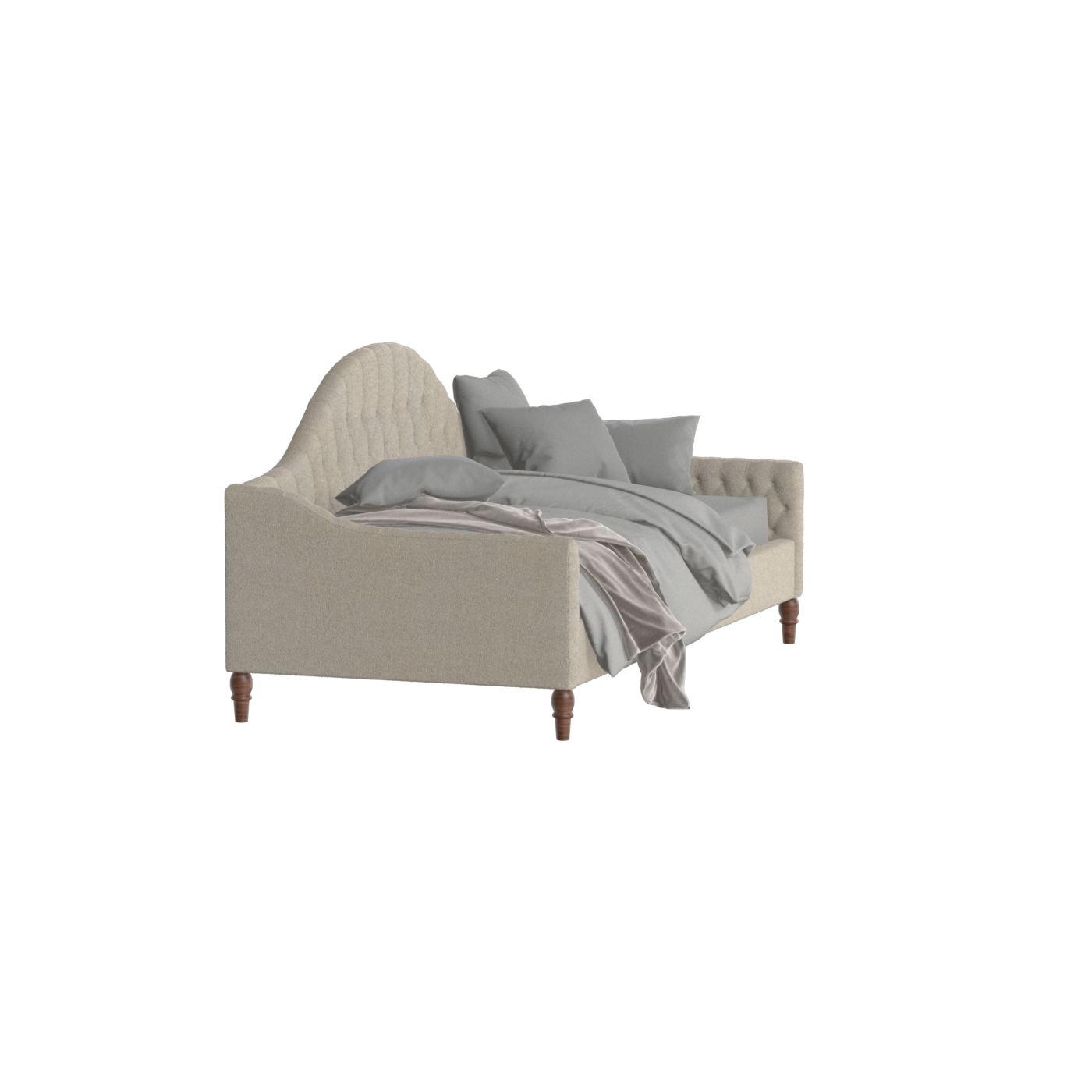 Elise Daybed with Elegant Curves and Versatile Comfort