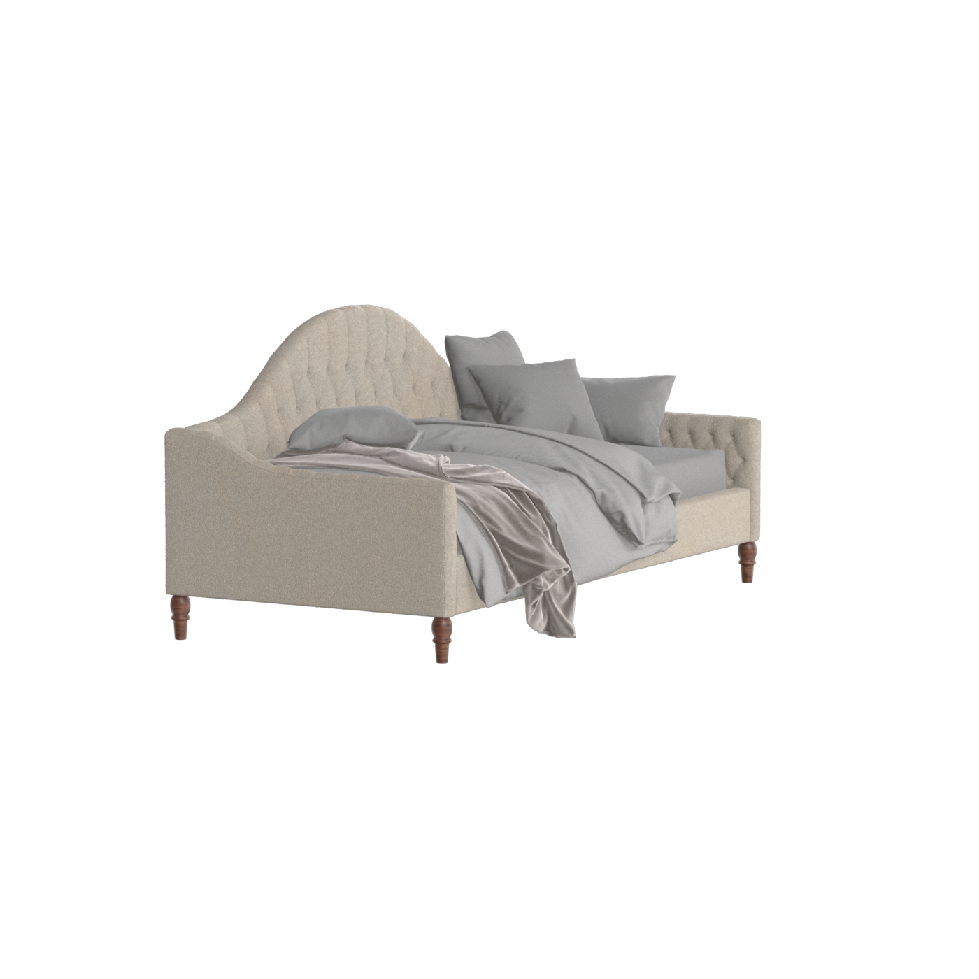Elise Daybed with Elegant Curves and Versatile Comfort
