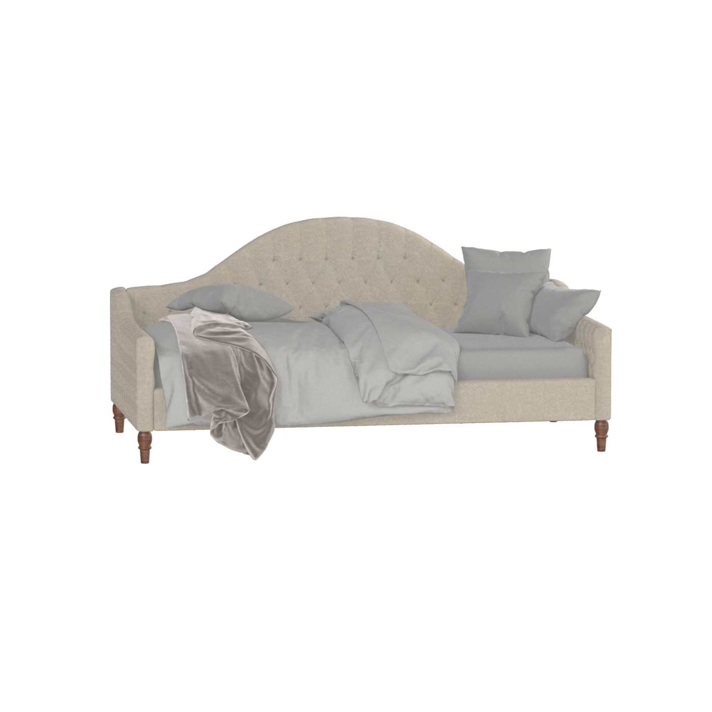 Elise Daybed with Elegant Curves and Versatile Comfort