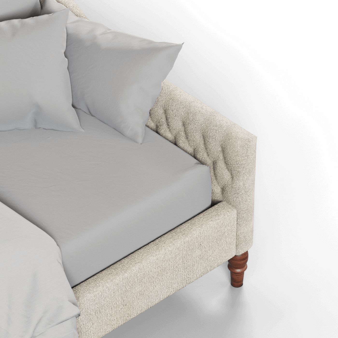 Elise Daybed with Elegant Curves and Versatile Comfort