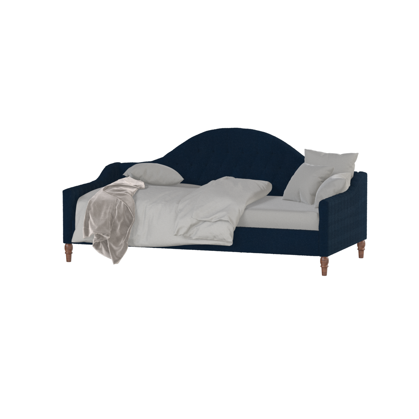 Elise Daybed with Elegant Curves and Versatile Comfort
