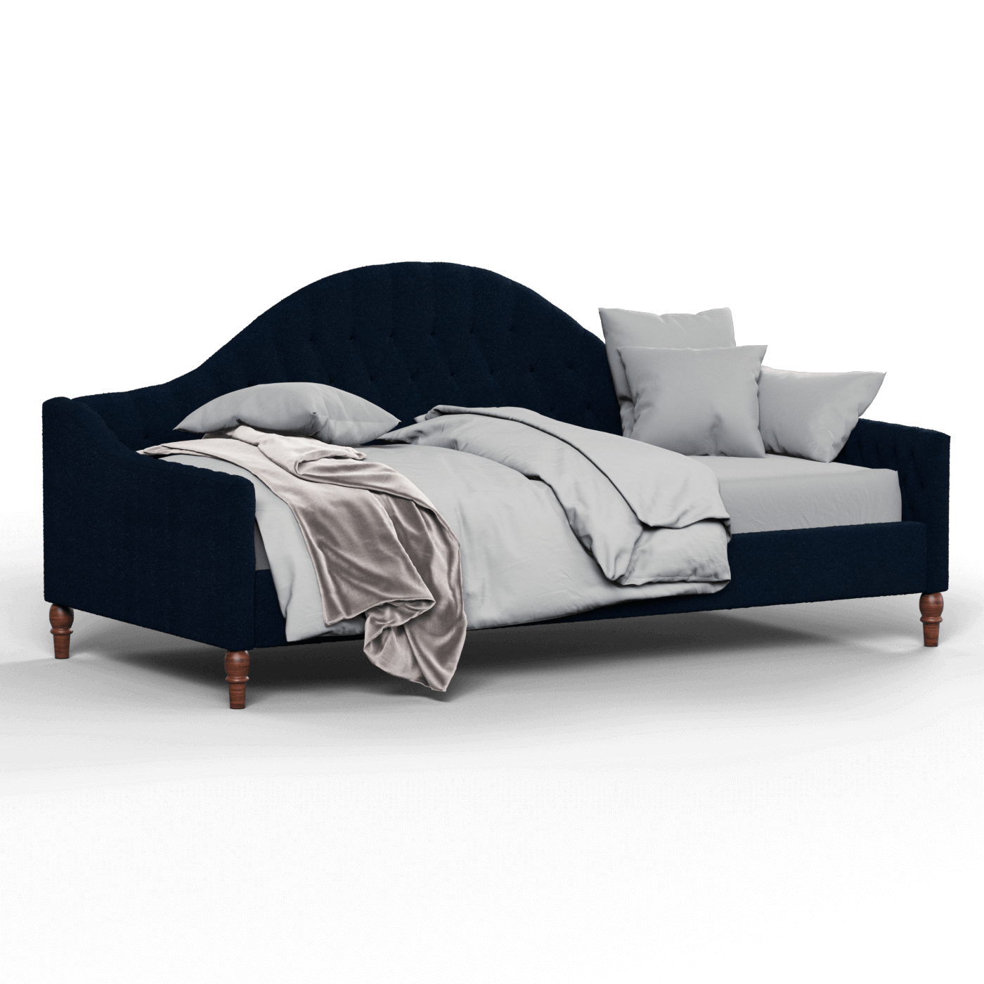 Elise Daybed with Elegant Curves and Versatile Comfort
