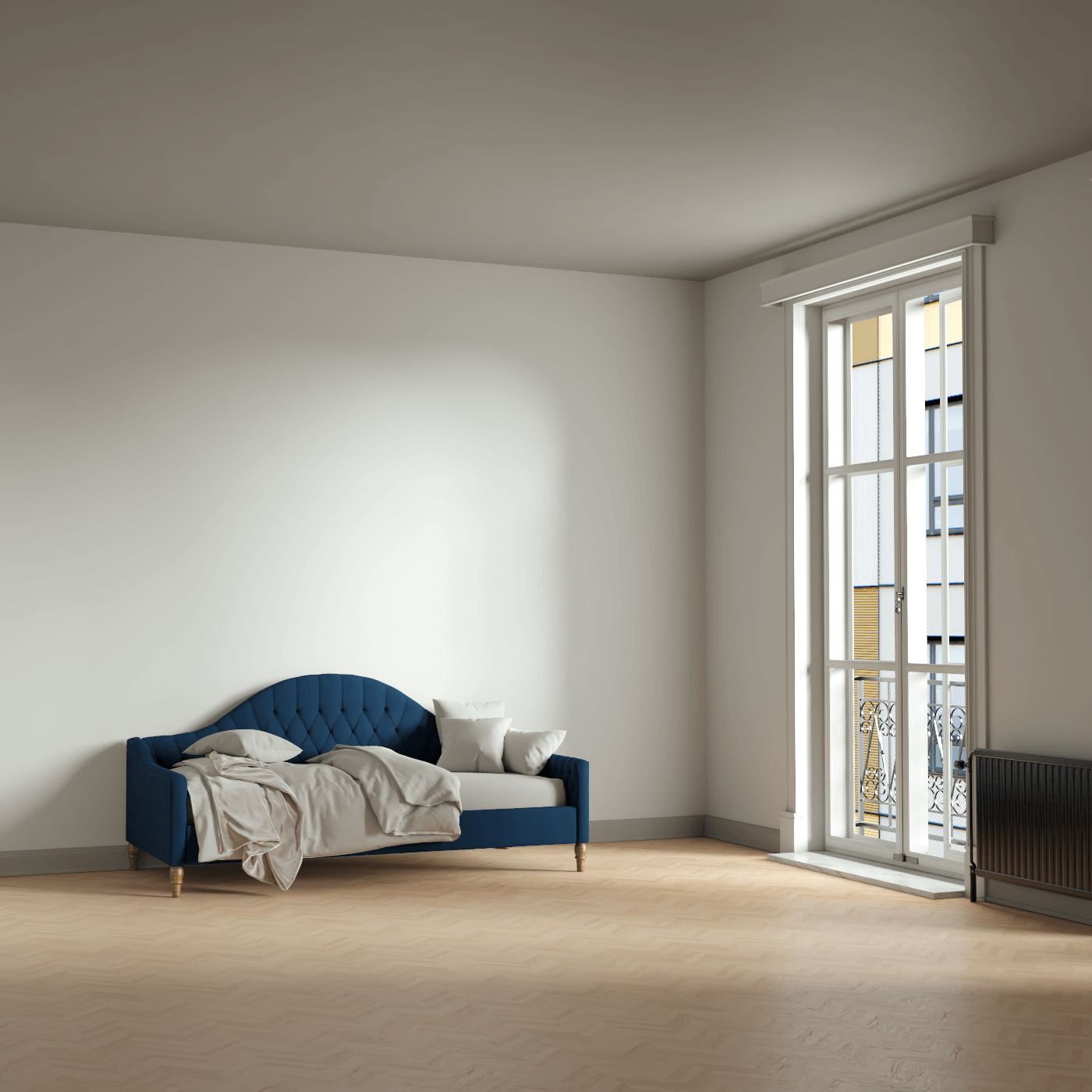 Elise Daybed with Elegant Curves and Versatile Comfort