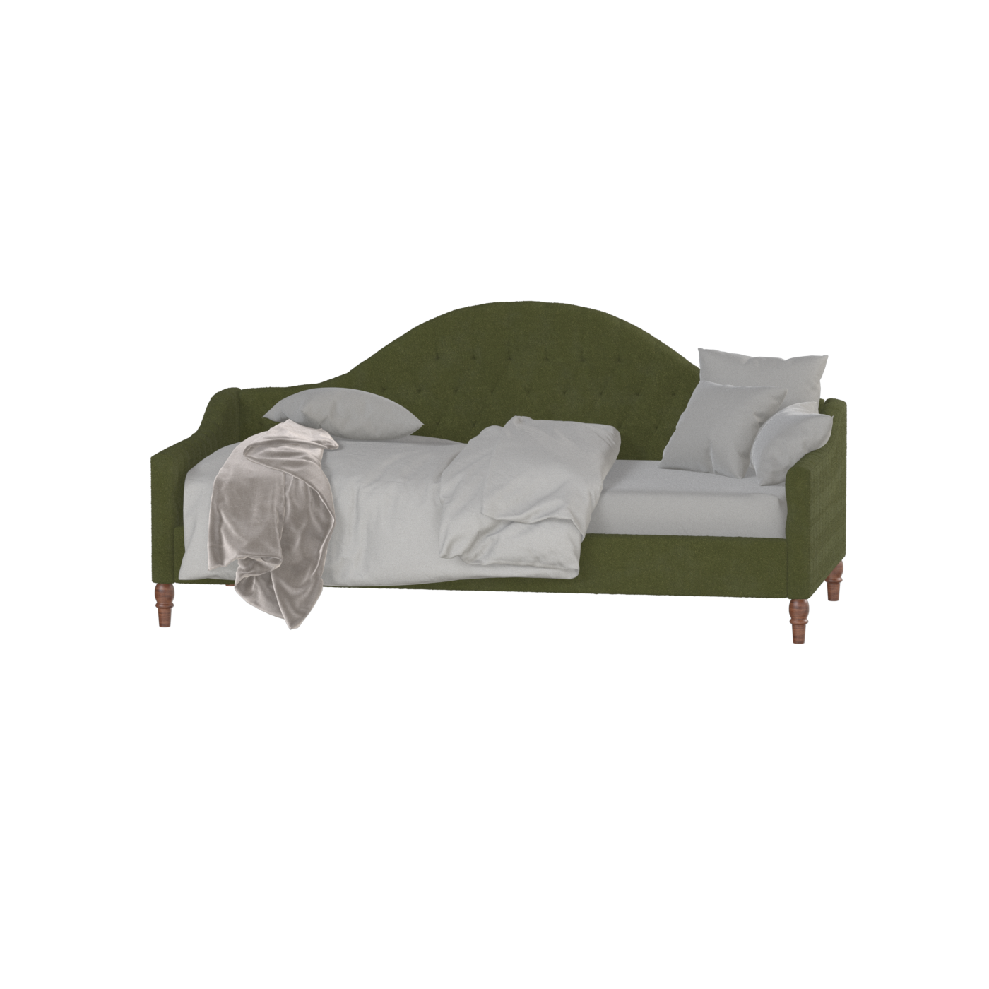 Lit de repos Elise aux courbes élégantes et au confort polyvalent