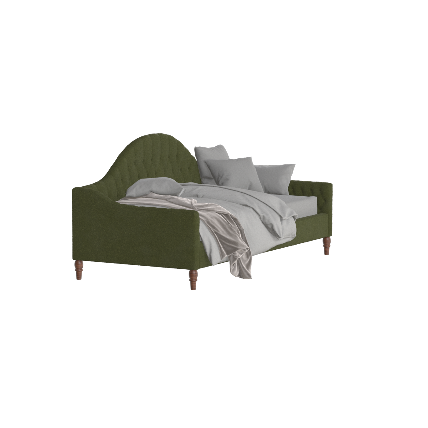 Elise Daybed with Elegant Curves and Versatile Comfort