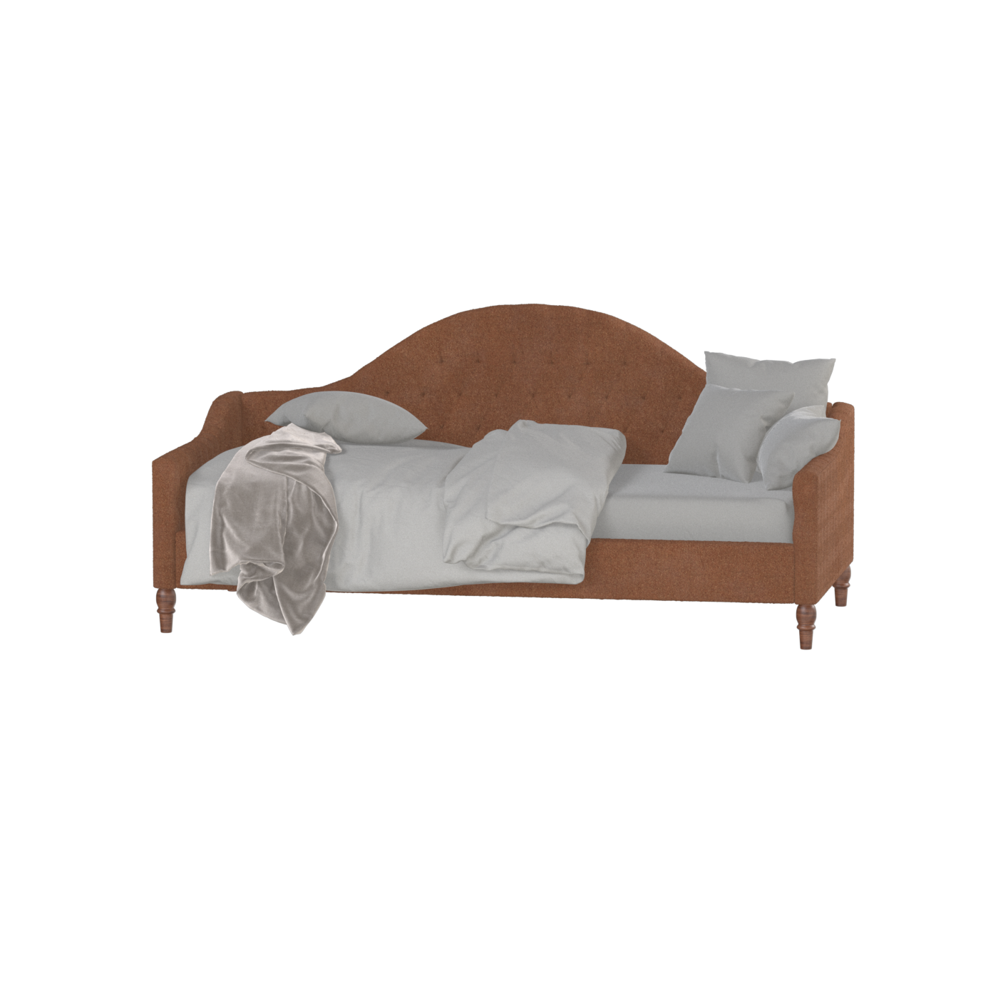 Elise Daybed with Elegant Curves and Versatile Comfort