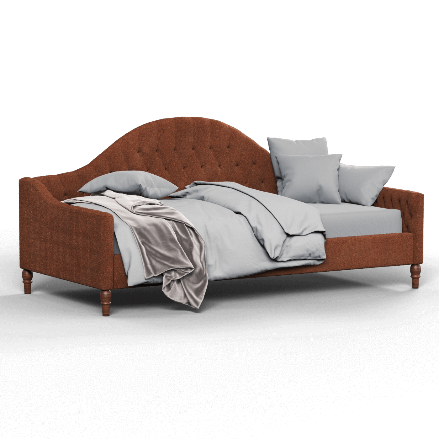 Elise Daybed with Elegant Curves and Versatile Comfort