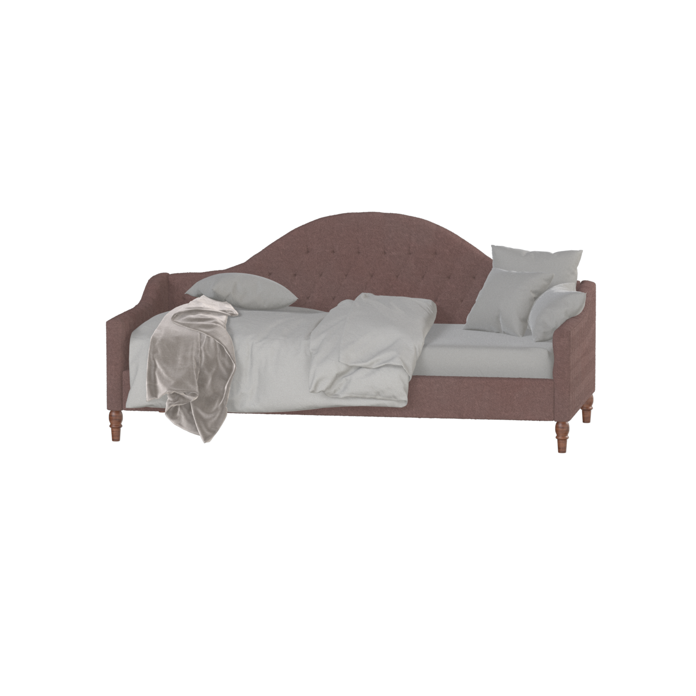 Lit de repos Elise aux courbes élégantes et au confort polyvalent