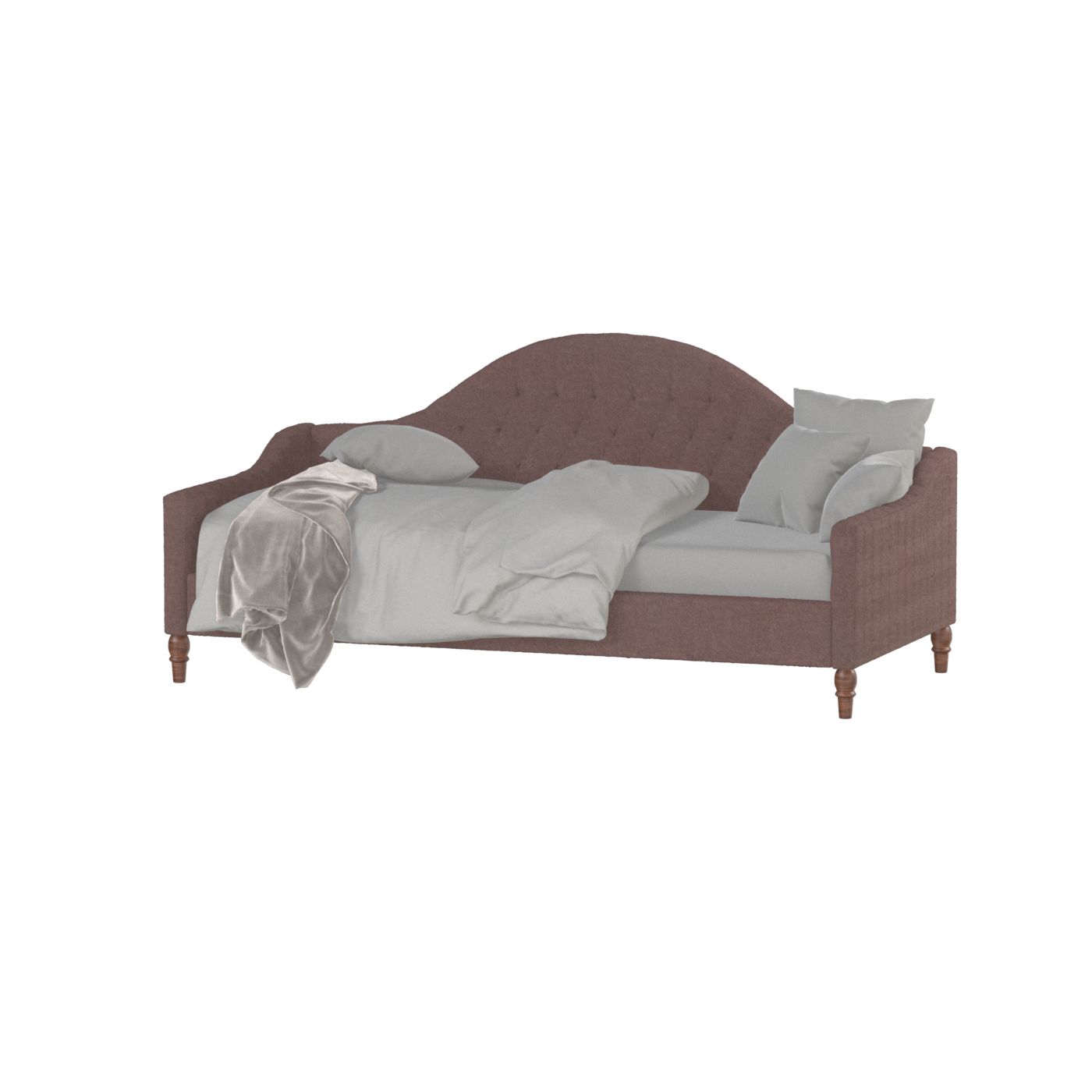 Elise Daybed with Elegant Curves and Versatile Comfort