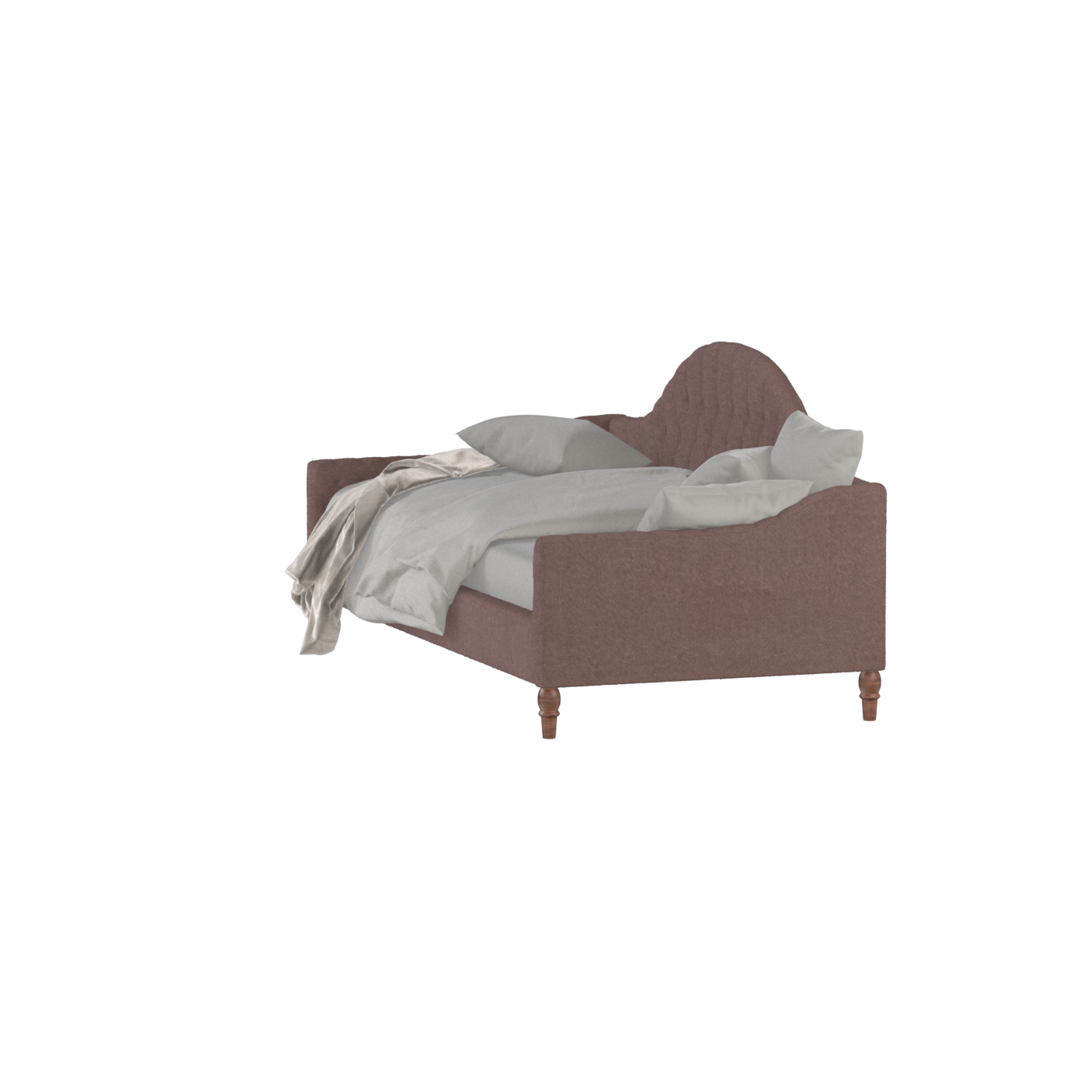 Elise Daybed with Elegant Curves and Versatile Comfort