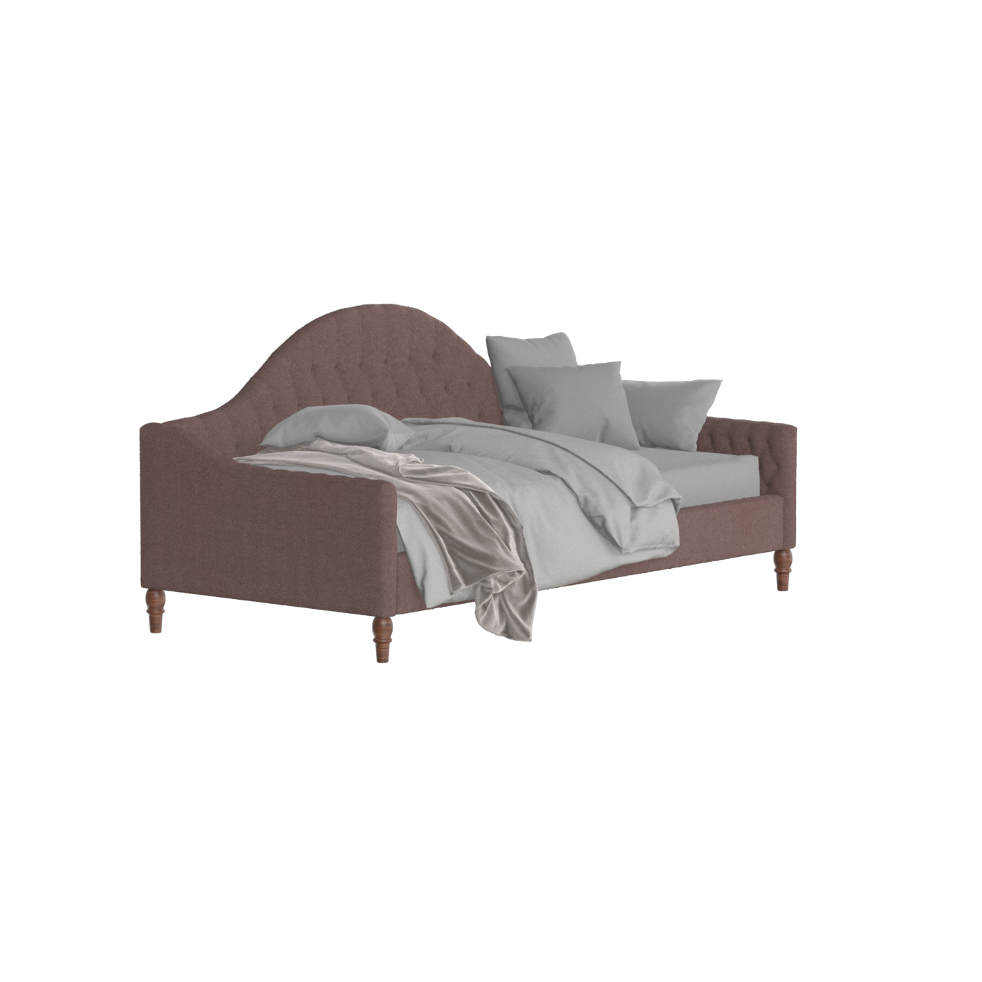 Elise Daybed with Elegant Curves and Versatile Comfort