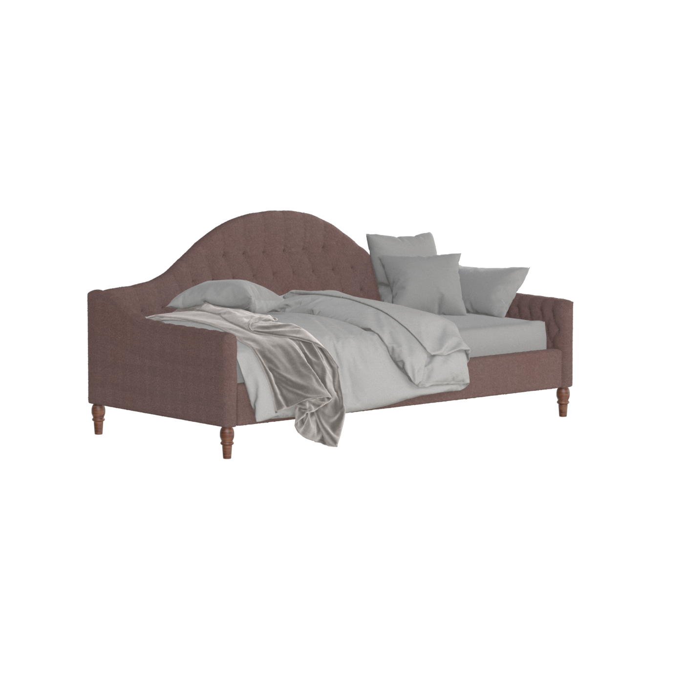 Elise Daybed with Elegant Curves and Versatile Comfort