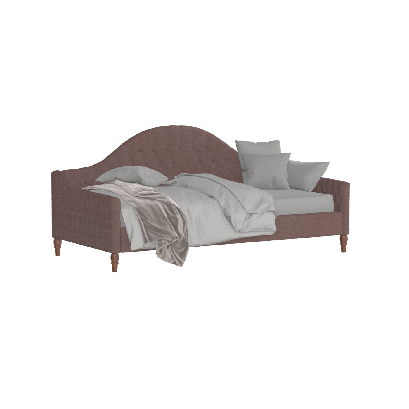 Elise Daybed with Elegant Curves and Versatile Comfort