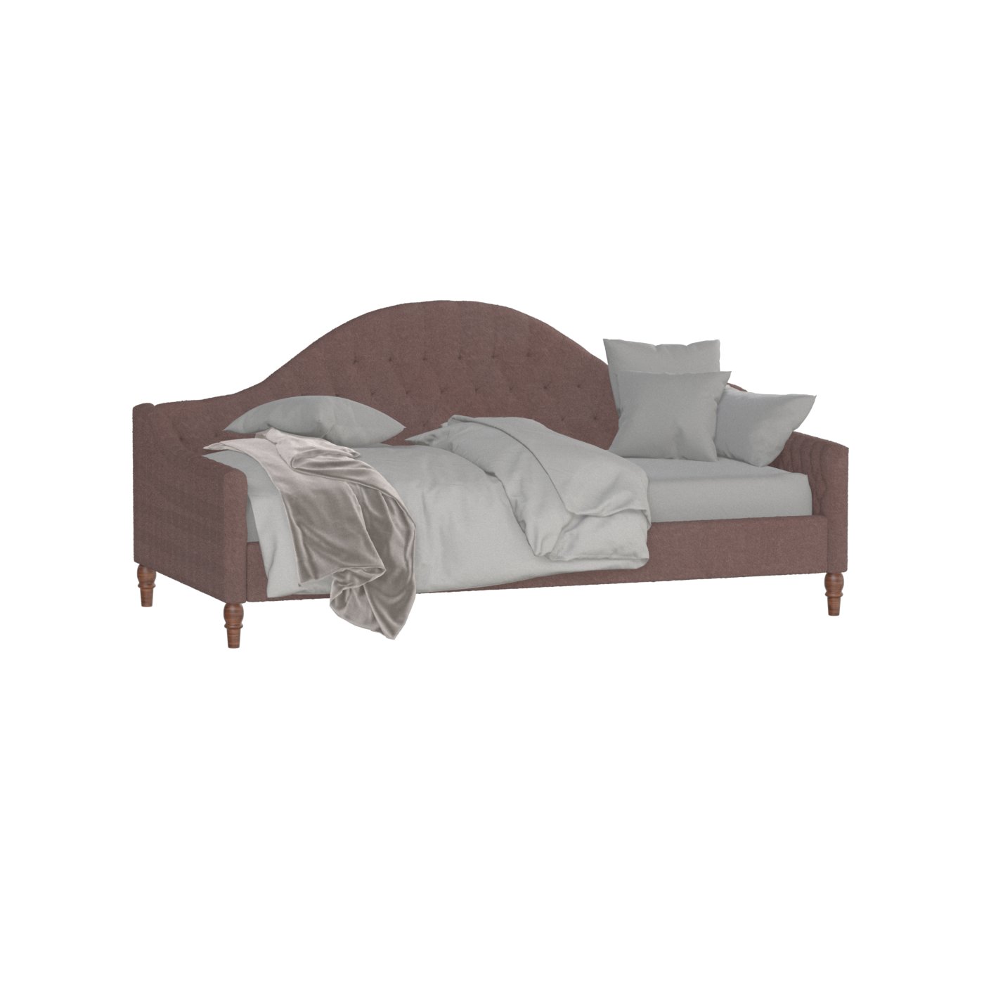 Elise Daybed with Elegant Curves and Versatile Comfort
