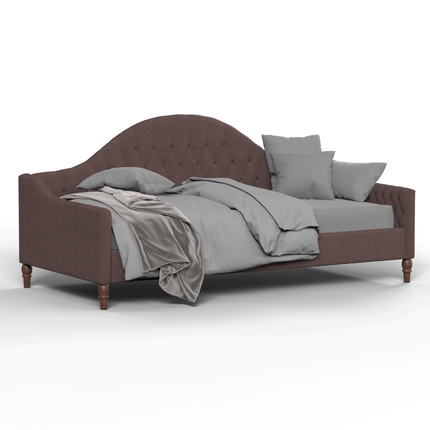Elise Daybed with Elegant Curves and Versatile Comfort