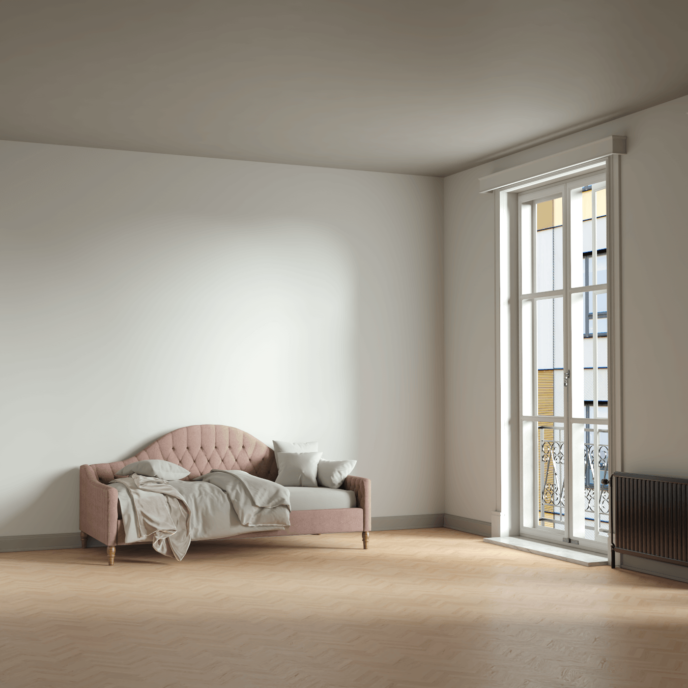 Elise Daybed with Elegant Curves and Versatile Comfort