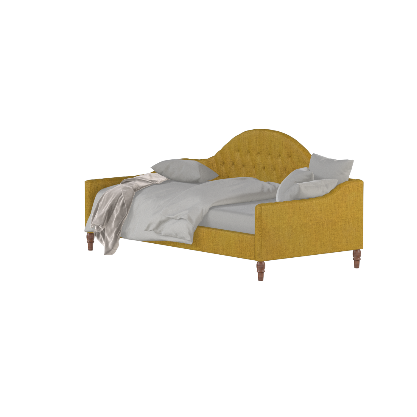 Lit de repos Elise aux courbes élégantes et au confort polyvalent
