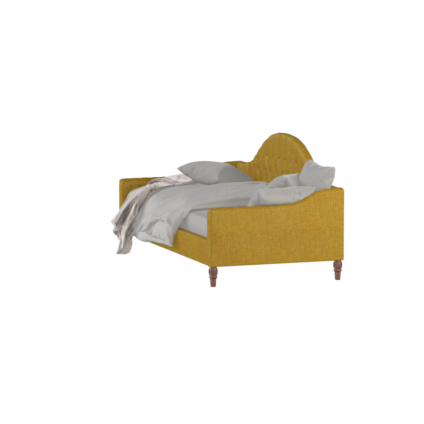 Lit de repos Elise aux courbes élégantes et au confort polyvalent