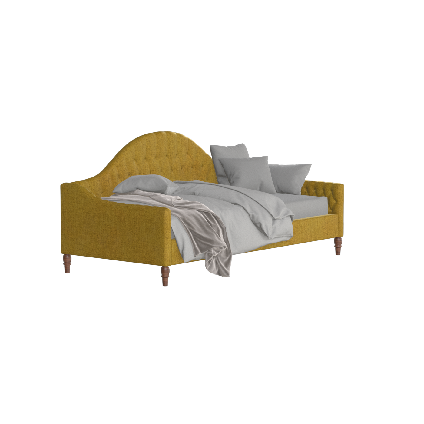Lit de repos Elise aux courbes élégantes et au confort polyvalent